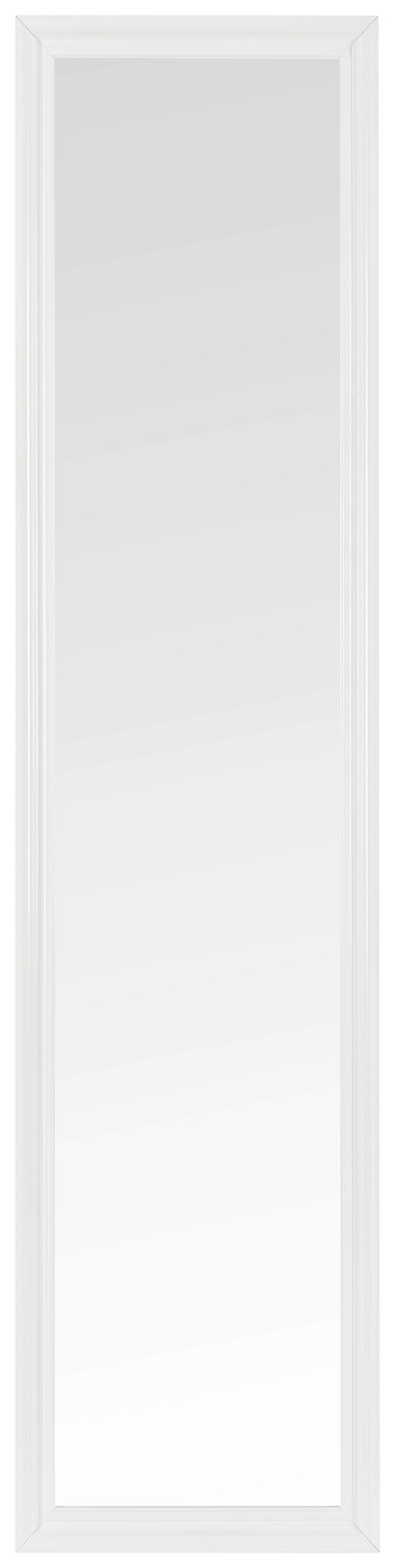 Landscape Spiegel ca. 40x160 cm MAJA Rechteckiger Spiegel mit weißem Rahmen, frontal betrachtet