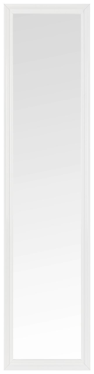 Landscape Spiegel ca. 40x160 cm MAJA Rechteckiger Spiegel mit weißem Rahmen, frontal betrachtet
