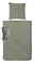 Westminister Bettwäsche STONE-WASHED Grüne Bettwäsche 135x200cm mit Kissenbezug, Draufsicht