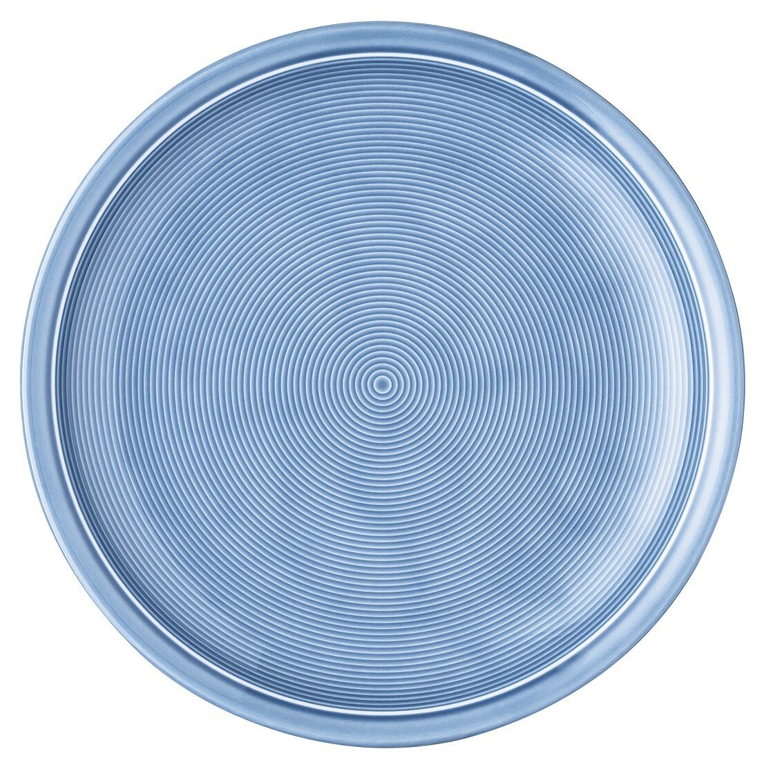 Thomas Speiseteller TREND COLOUR Blauer Speiseteller mit konzentrischen Kreisen, Draufsicht