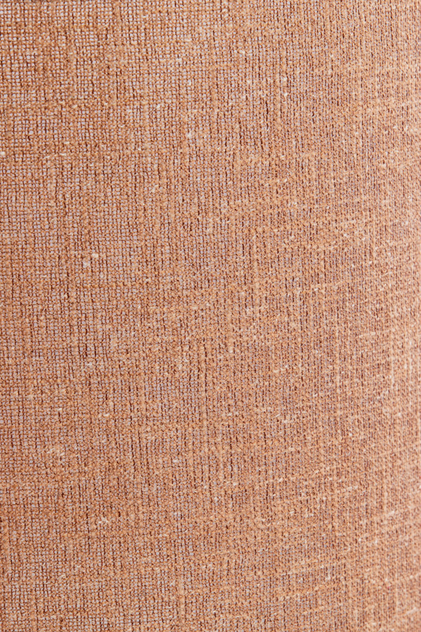 Light&Living Lampenschirm AIKO Nahaufnahme eines strukturierten, gewebten Lampenschirms in warmem Braunton.