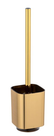 Goldene WC-Garnitur Auron in einer frontalen Perspektive.