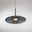 Moderne Pendelleuchte PURE E-Vitrum in dunklem Glasdesign, seitliche Perspektive