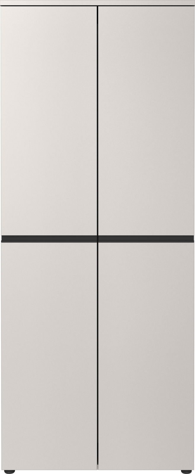 Moderner Aktenschrank mit vier Türen in minimalistischer Frontansicht