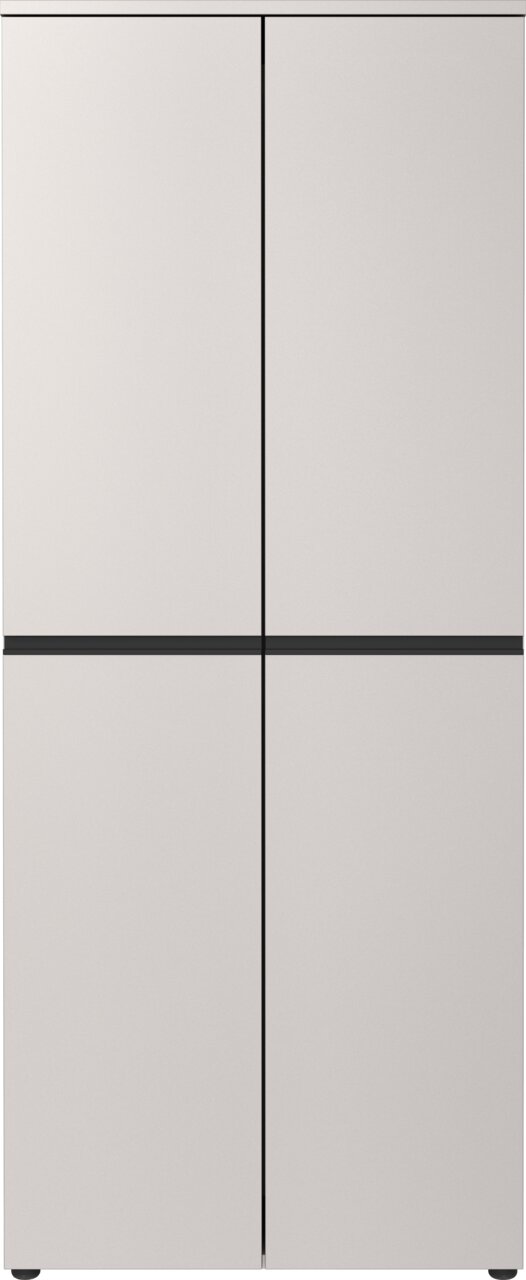 Moderner Aktenschrank mit vier Türen in minimalistischer Frontansicht