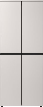 Moderner Aktenschrank mit vier Türen in minimalistischer Frontansicht