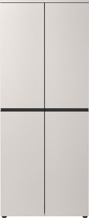 Moderner Aktenschrank mit vier Türen in minimalistischer Frontansicht