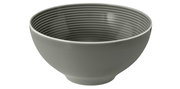 Perlgraue Schüssel von Seltmann Weiden, Modell BEAT, 15,5 cm, seitliche Perspektive