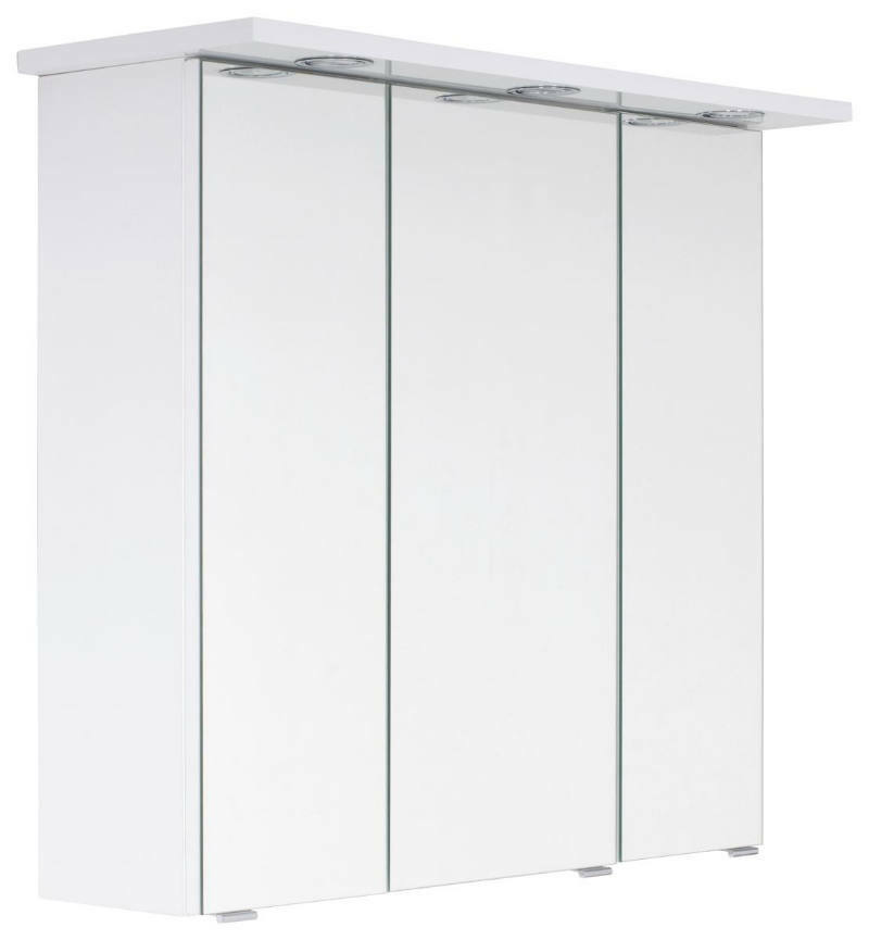 Spiegelschrank mit drei Türen, Frontansicht