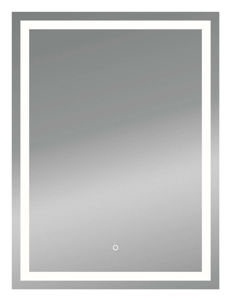 Zurbrüggen LED-Lichtspiegel FRAMELIGHT Rechteckiger LED-Lichtspiegel mit leuchtendem Rahmen, Frontalansicht