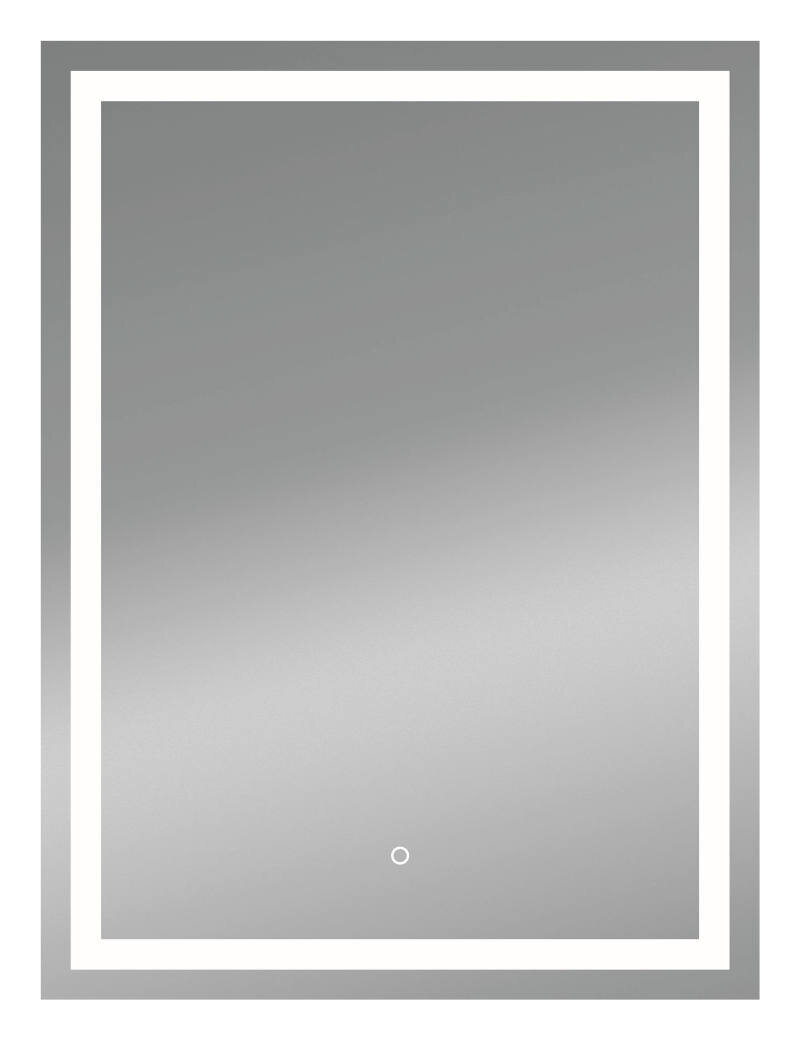 Zurbrüggen LED-Lichtspiegel FRAMELIGHT Rechteckiger LED-Lichtspiegel mit leuchtendem Rahmen, Frontalansicht