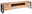Jahnke TV-Lowboard LOOP TV-Lowboard aus Holz mit Metallrahmen, Frontansicht