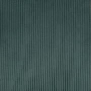 Nahaufnahme eines grünen, gerippten Stoffes, möglicherweise für den Schwingstuhl XORA GONZO verwendet.