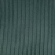 Nahaufnahme eines grünen, gerippten Stoffes, möglicherweise für den Schwingstuhl XORA GONZO verwendet.