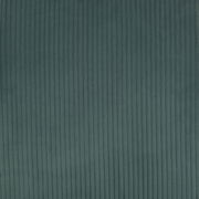 Nahaufnahme eines grünen, gerippten Stoffes, möglicherweise für den Schwingstuhl XORA GONZO verwendet.