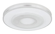 Runde Deckenleuchte MARU in moderner Optik, seitliche Perspektive