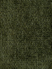 Nahaufnahme eines grünen Stoffmusters, das für einen Armlehnstuhl verwendet wird