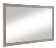 Rechteckiger Spiegel mit breitem Rahmen, seitliche Perspektive