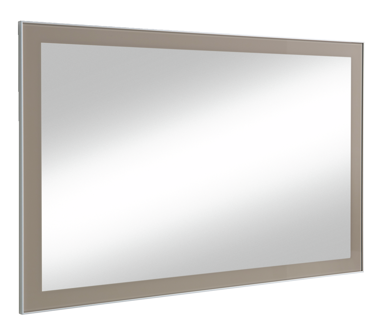 VOSS Spiegel SANTINA Rechteckiger Spiegel mit breitem Rahmen, seitliche Perspektive