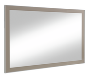 Rechteckiger Spiegel mit breitem Rahmen, seitliche Perspektive