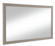 Rechteckiger Spiegel mit breitem Rahmen, seitliche Perspektive