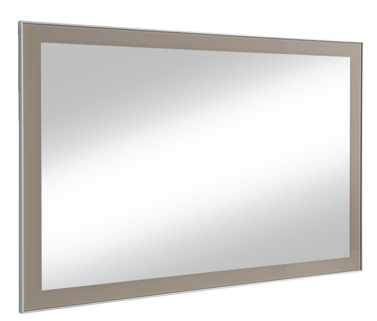 VOSS Spiegel SANTINA Rechteckiger Spiegel mit breitem Rahmen, seitliche Perspektive