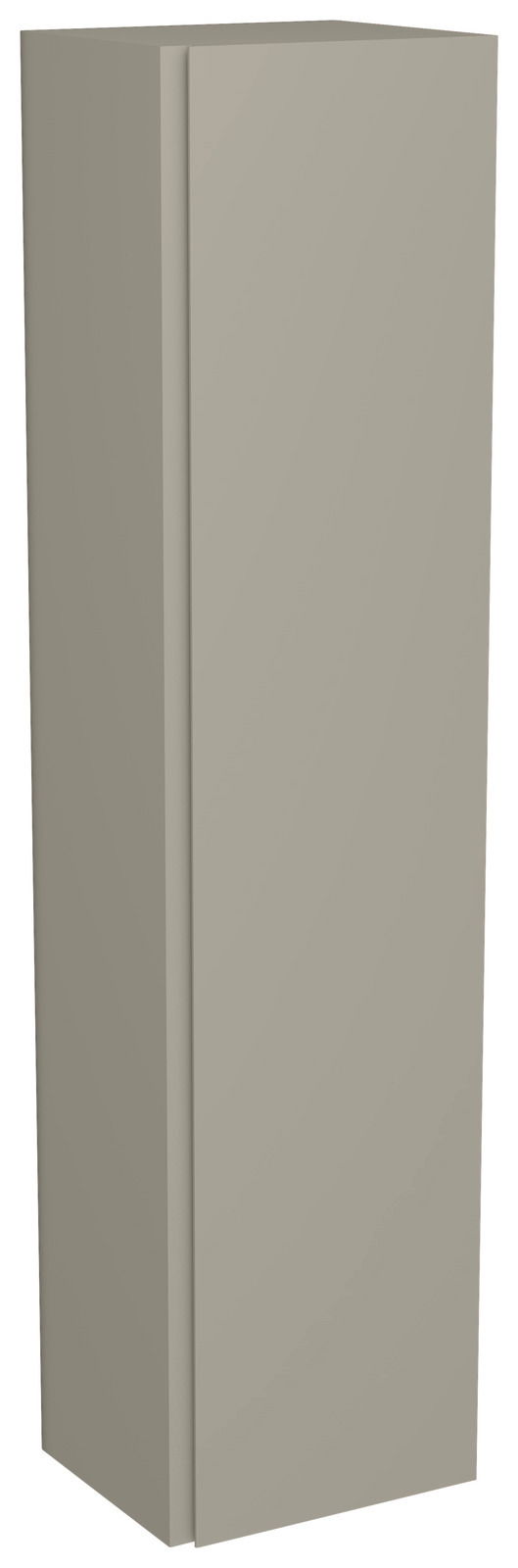 Moderano Hänge-Garderobenschrank LECCO Hänge-Garderobenschrank 1T in seitlicher Perspektive