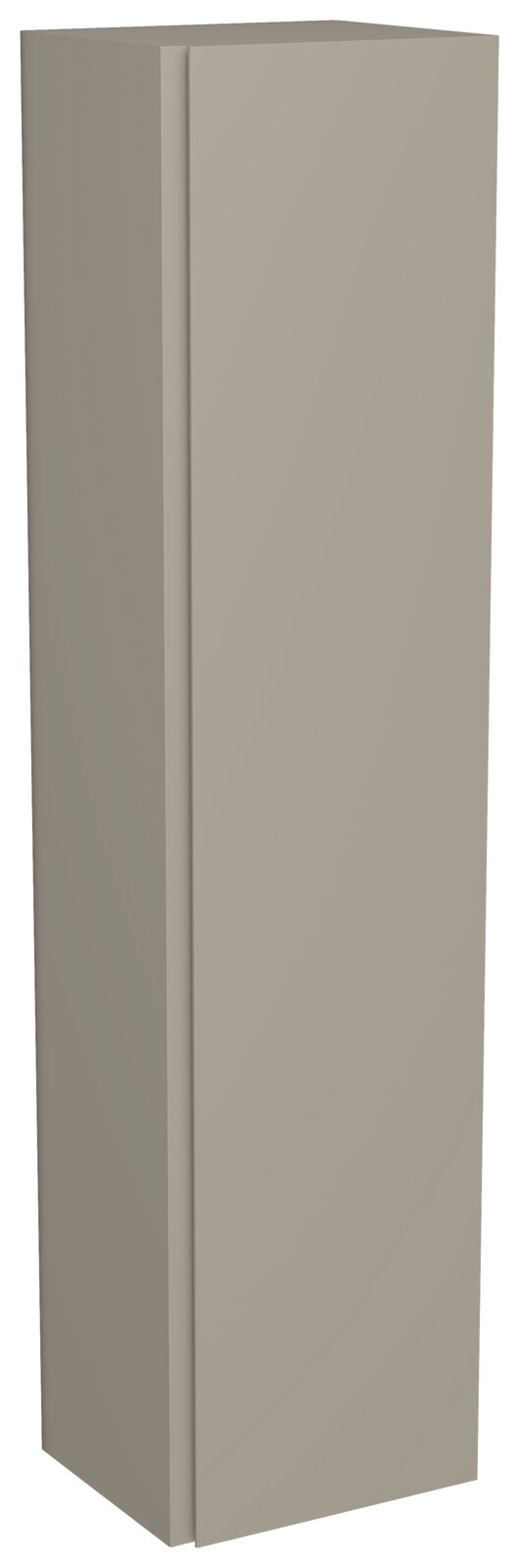 Moderano Hänge-Garderobenschrank LECCO Hänge-Garderobenschrank 1T in seitlicher Perspektive