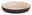 Schwarze Tarte-Form mit gewelltem Rand, 28 cm Durchmesser, seitliche Perspektive