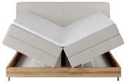 Boxspringbett mit verstellbaren Matratzen, Vorderansicht