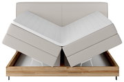 Boxspringbett mit verstellbaren Matratzen, Vorderansicht
