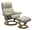 Stressless Einzelsesselset MAYFAIR Beiger Stressless Einzelsessel mit passendem Hocker, seitliche Perspektive