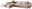 Beige Ecksofa mit Ottomane links, dekoriert mit Kissen und Decke, seitliche Perspektive