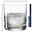 Trinkglas Easy+ 310ml, seitliche Ansicht, gefüllt mit sprudelndem Wasser, 79 mm Durchmesser, 88 mm Höhe