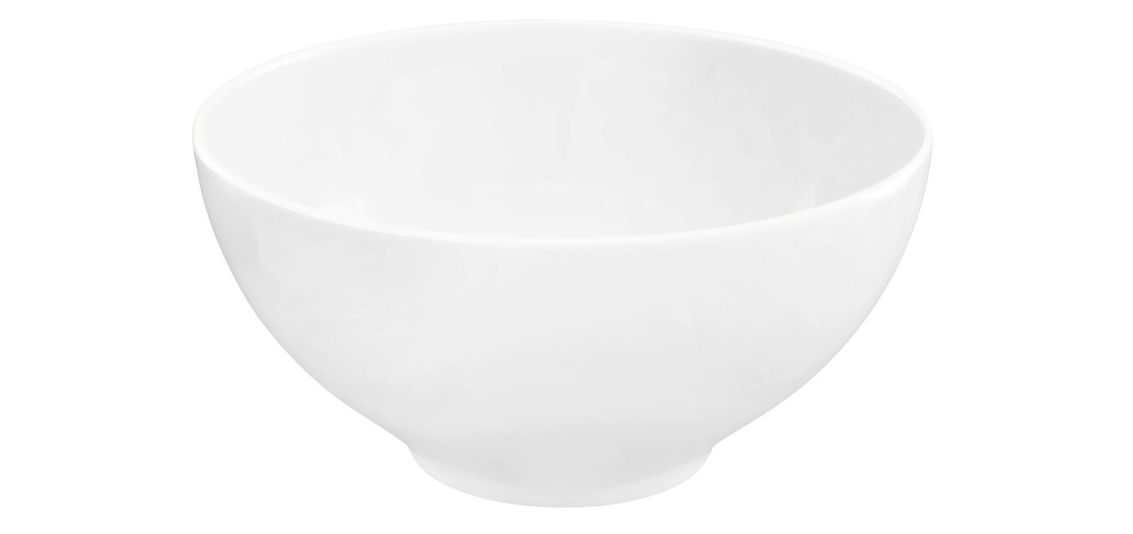 Seltmann Weiden Schüssel LIFE Weiße, runde Schüssel mit einem Durchmesser von 15,5 cm, seitliche Perspektive