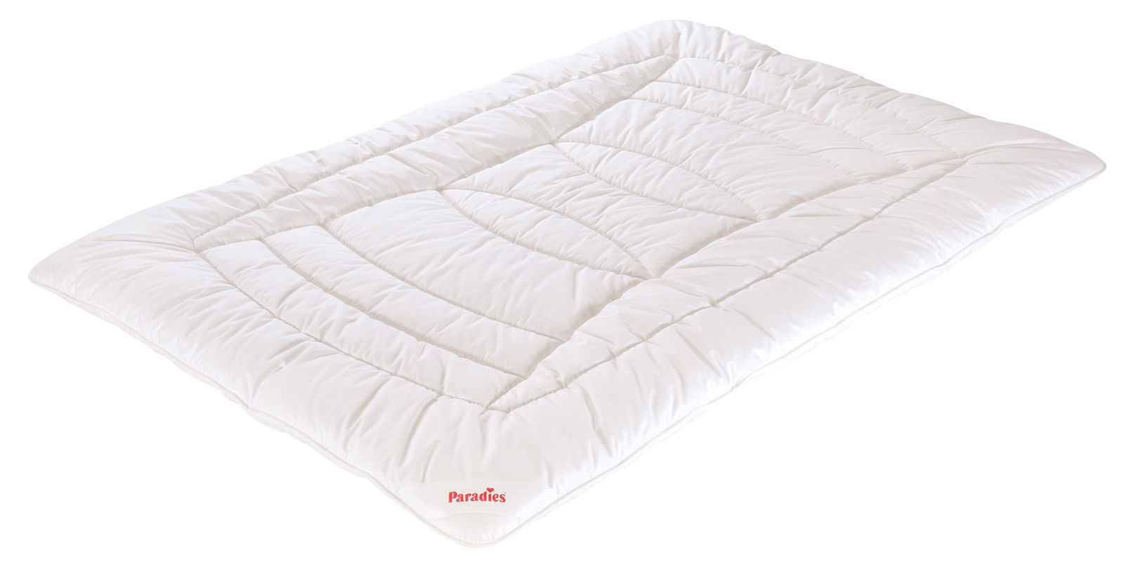 Paradies Ganzjahresbettdecke FLORA BIO Ganzjahresbettdecke Paradies FLORA BIO in schräger Draufsicht