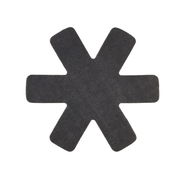 Topfuntersetzer in Sternform aus Filz, Draufsicht