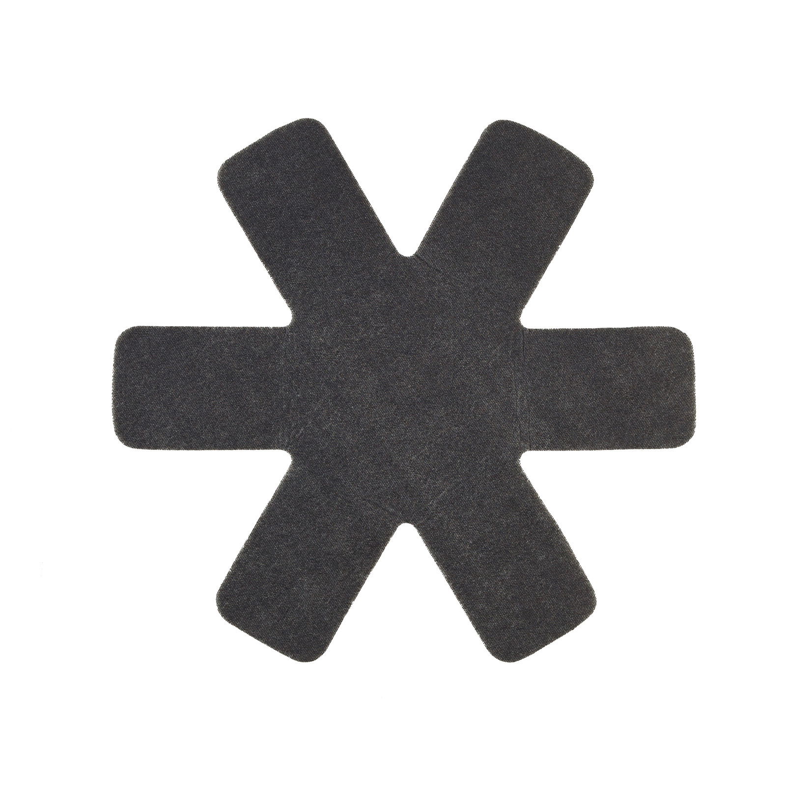 Topfuntersetzer in Sternform aus Filz, Draufsicht