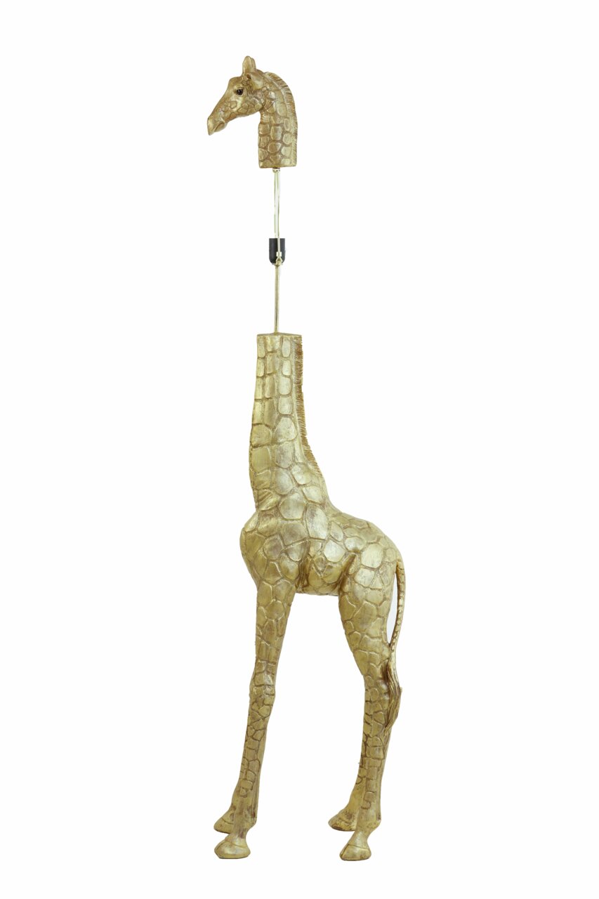 Light&Living Stehleuchte GIRAFFE Stehleuchte in Form einer Giraffe, seitliche Perspektive