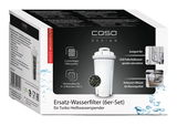Ersatz-Wasserfilter 6er-Set für Turbo Heißwasserspender, perspektivische Ansicht der Verpackung mit Filterabbildung und Produktinformationen.