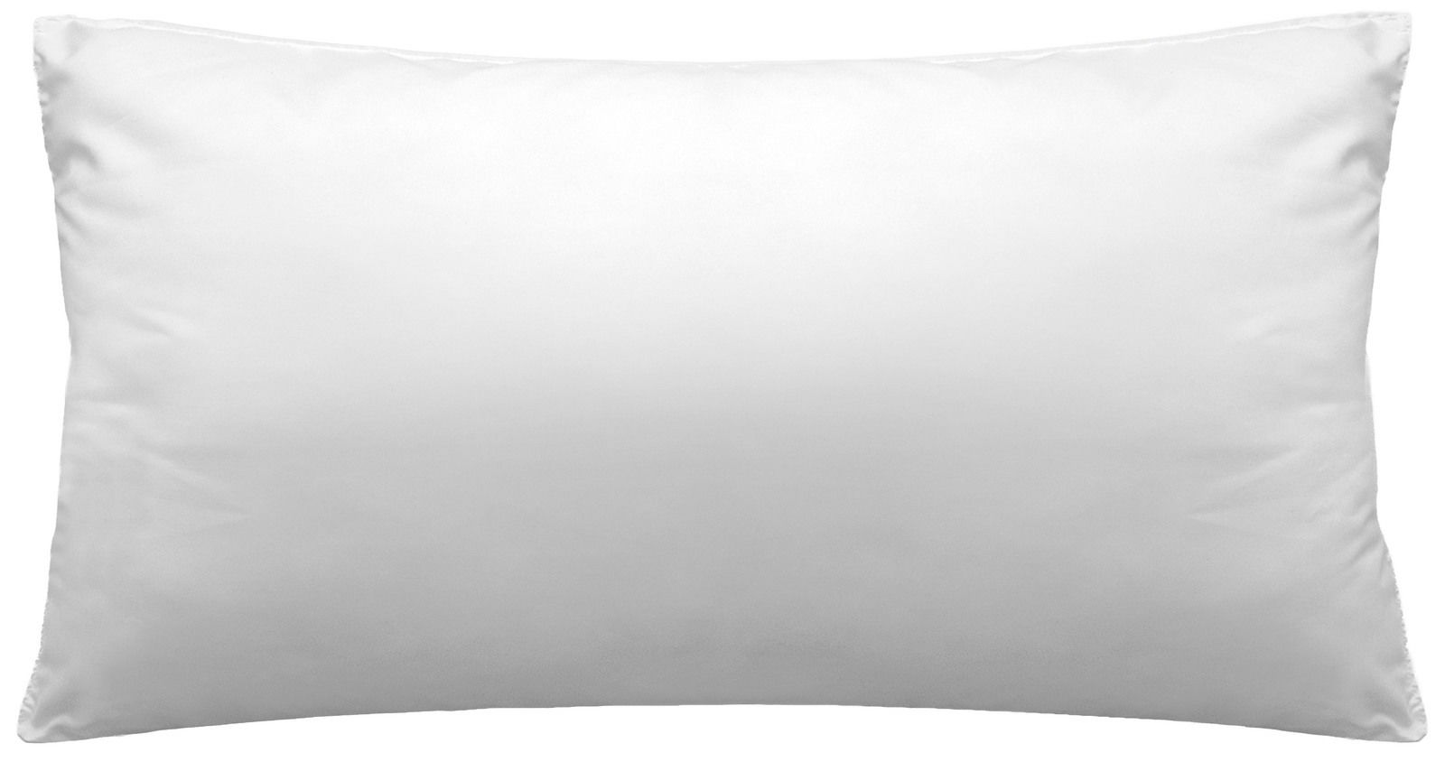 Zurbrüggen Kissen ALOE VERA Weißes Kissen 40x80cm in Frontalansicht