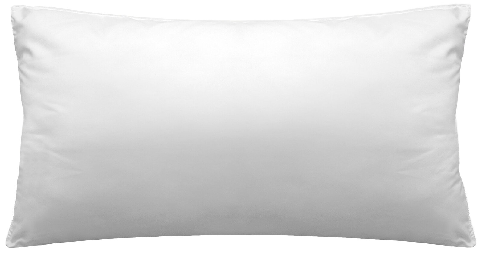 Zurbrüggen Kissen ALOE VERA Weißes Kissen 40x80cm in Frontalansicht