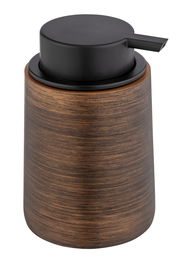 Seifenspender Palena in Bronze, seitliche Perspektive