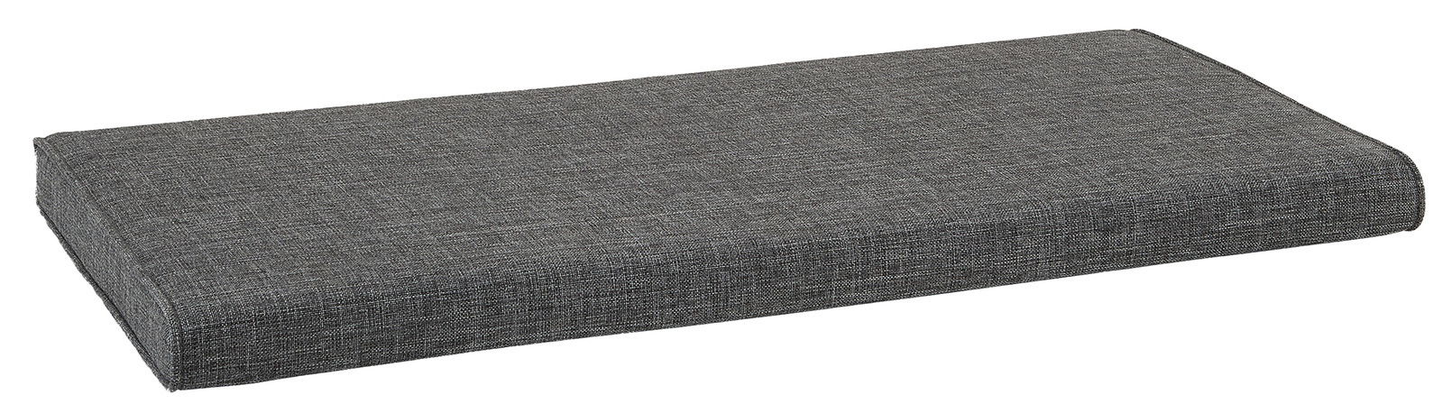 VOSS Sitzkissen LEVIO Graues Sitzkissen in rechteckiger Form, seitliche Perspektive
