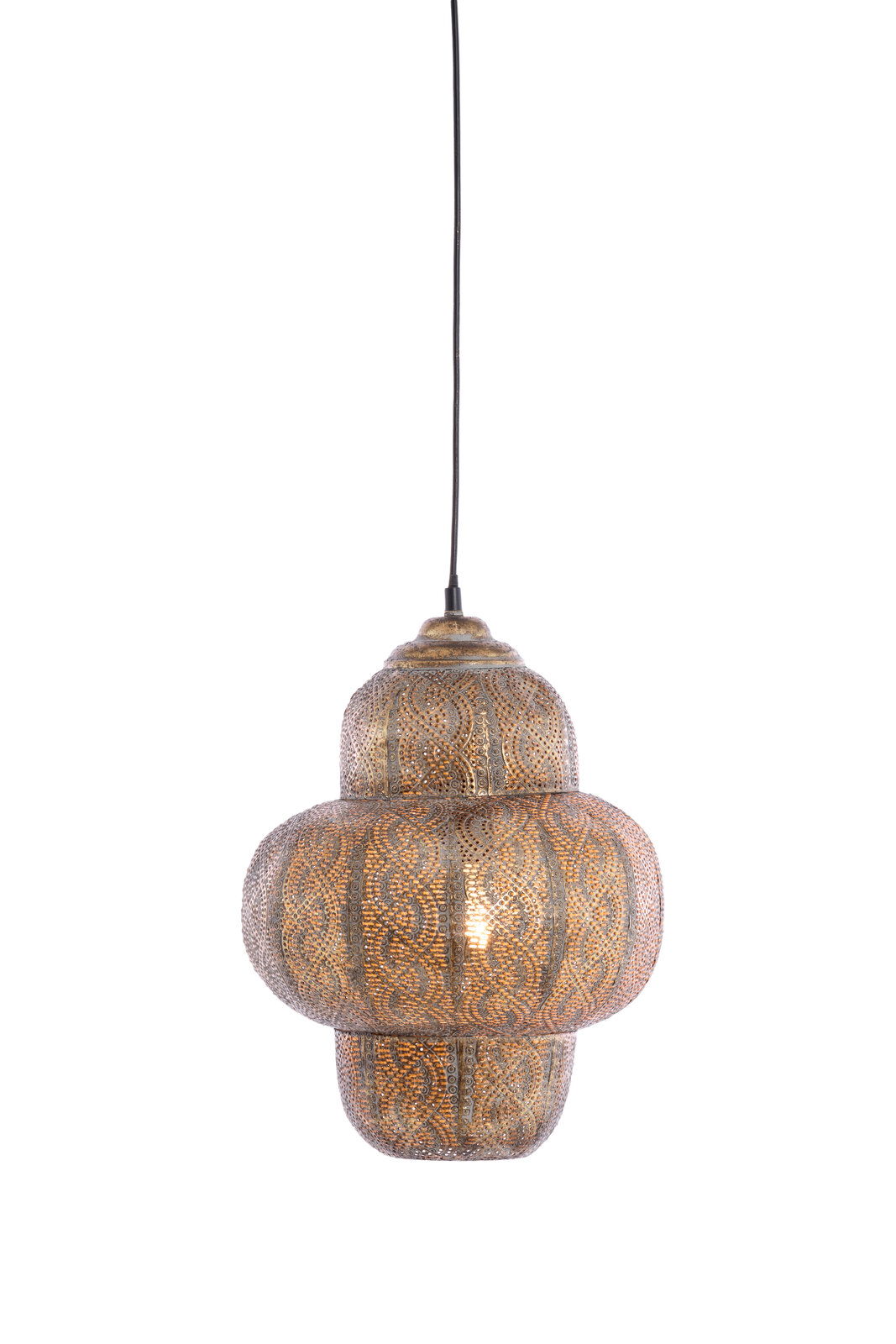 Light&Living Hängeleuchte RYOTA Orientalische Hängeleuchte aus Metall mit filigranem Muster, seitliche Perspektive