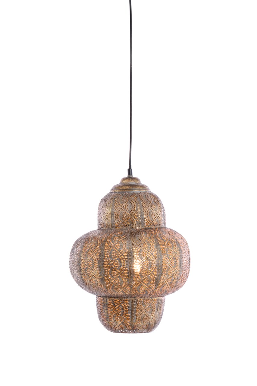 Light&Living Hängeleuchte RYOTA Orientalische Hängeleuchte aus Metall mit filigranem Muster, seitliche Perspektive