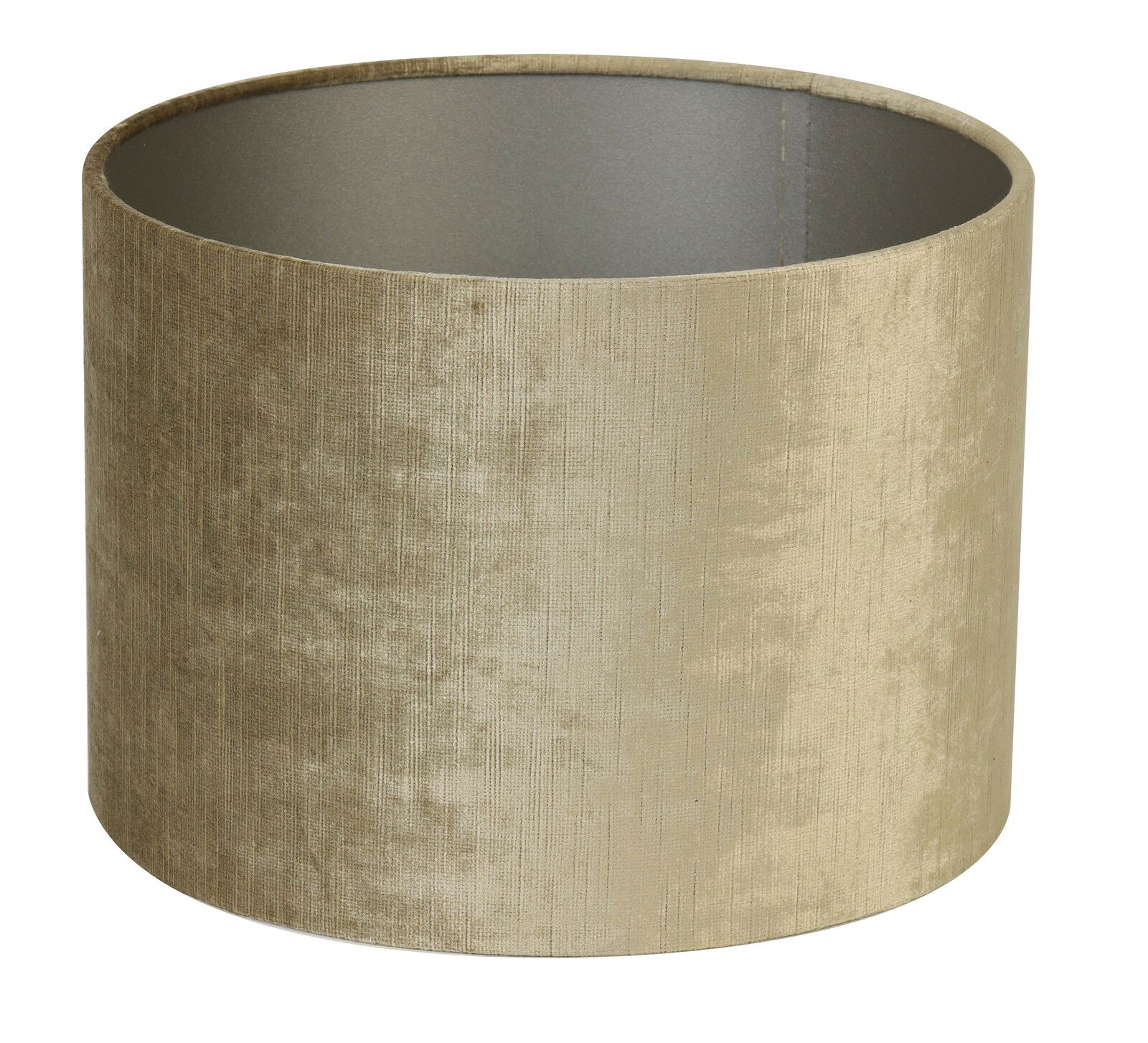 Light&Living Lampenschirm Zylinder GEMSTONE Zylindrischer Lampenschirm in beige, seitliche Perspektive