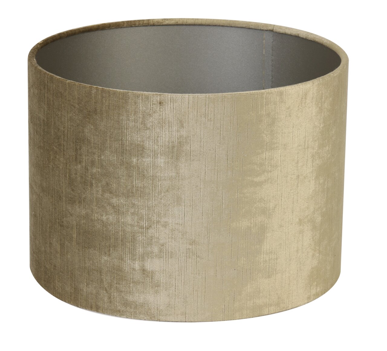 Light&Living Lampenschirm Zylinder GEMSTONE Zylindrischer Lampenschirm in beige, seitliche Perspektive