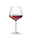 Burgunderglas Puccini 730ml, gefüllt mit Rotwein, seitliche Ansicht