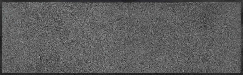 Graue Fußmatte Smokey Mount in rechteckiger Form, Draufsicht